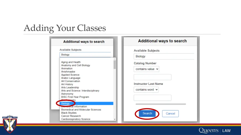 adding your classes 2