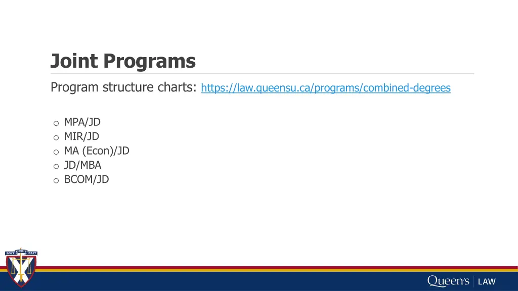 joint programs
