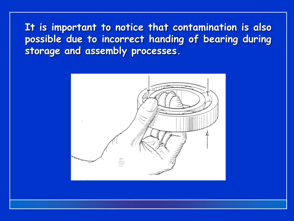 it is important to notice that contamination