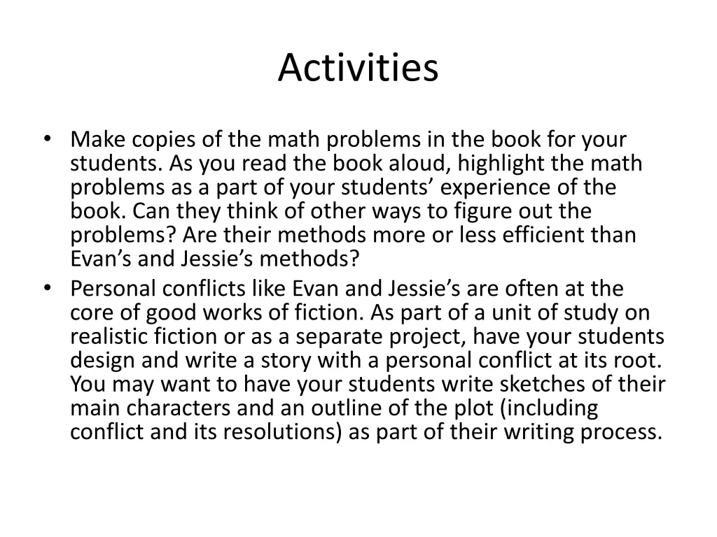 activities 1