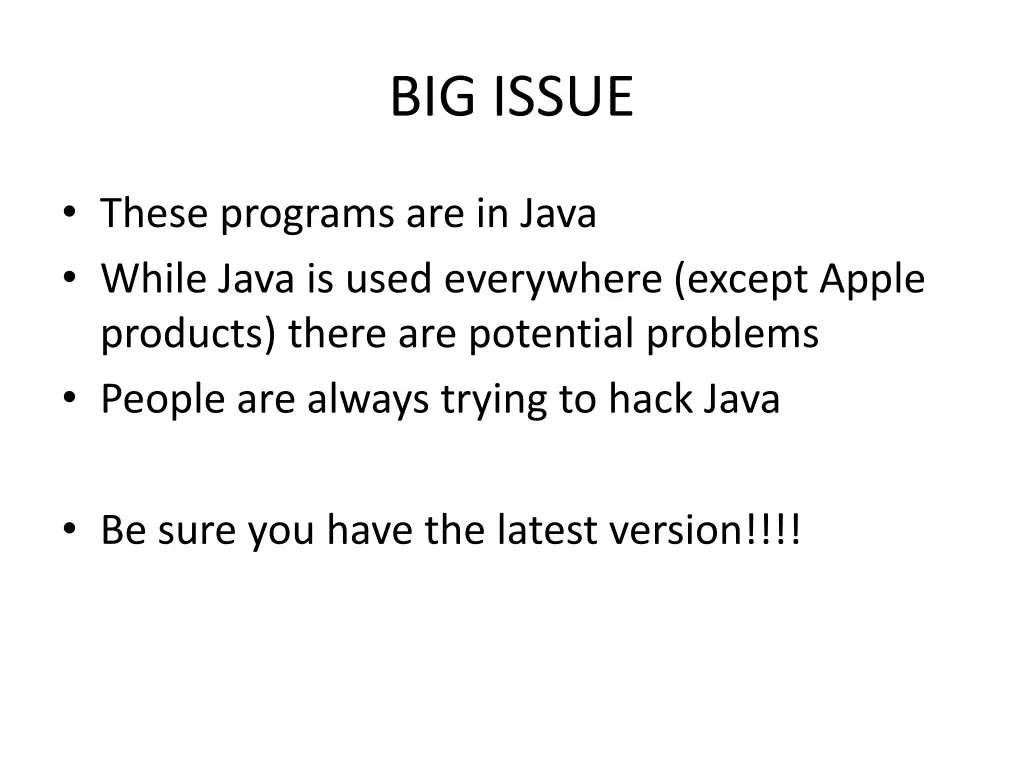 big issue