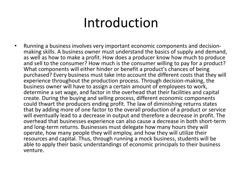 introduction