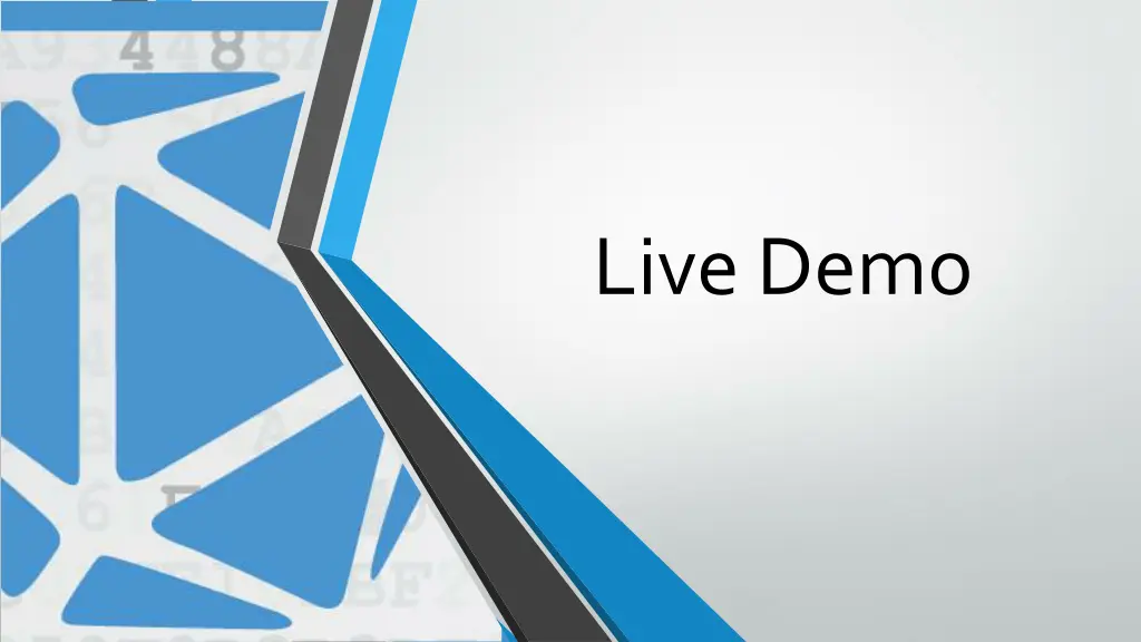 live demo