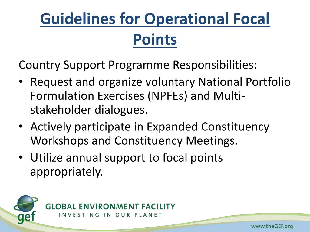 guidelines for operational focal points 1