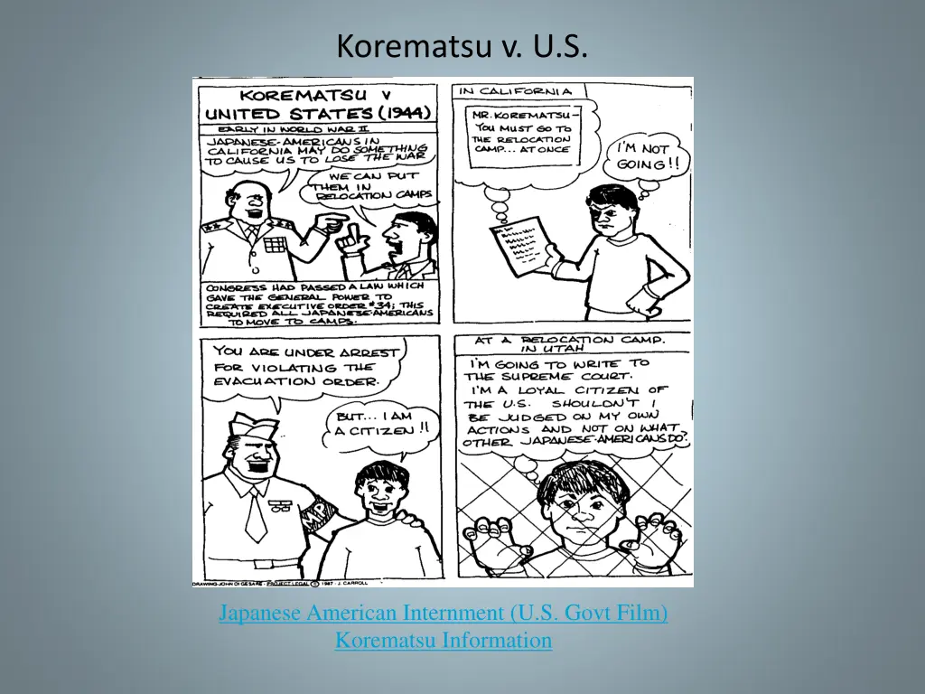 korematsu v u s