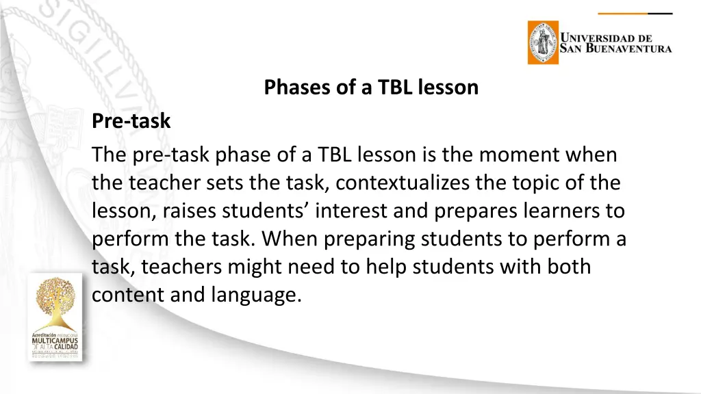 phases of a tbl lesson