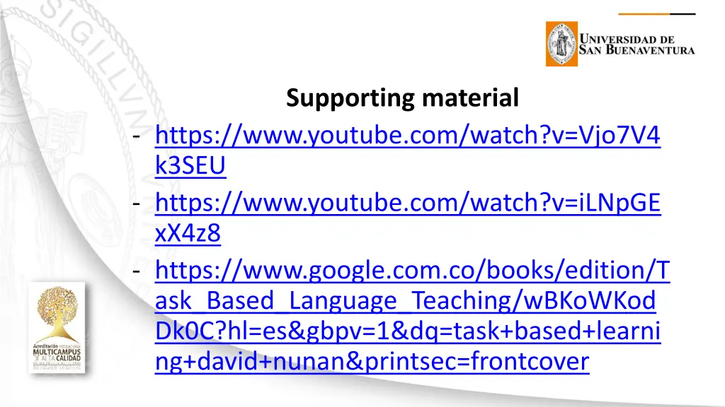 supporting material