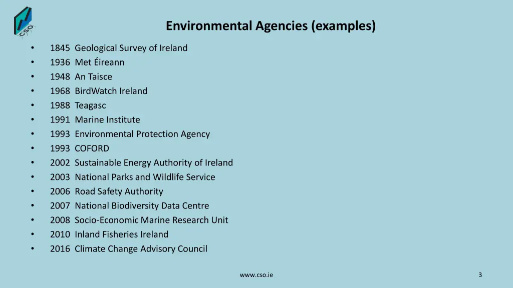 environmental agencies examples