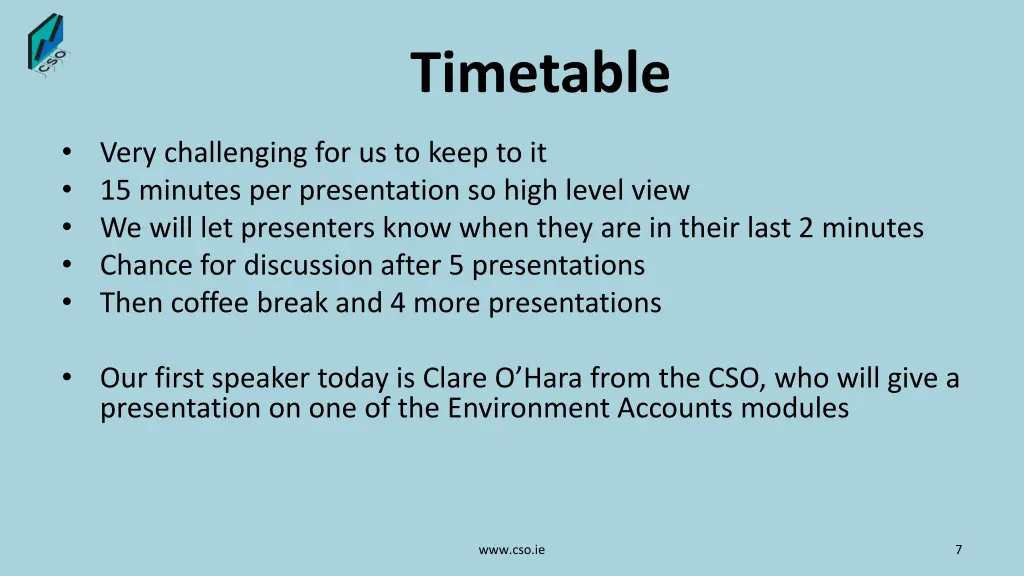 timetable
