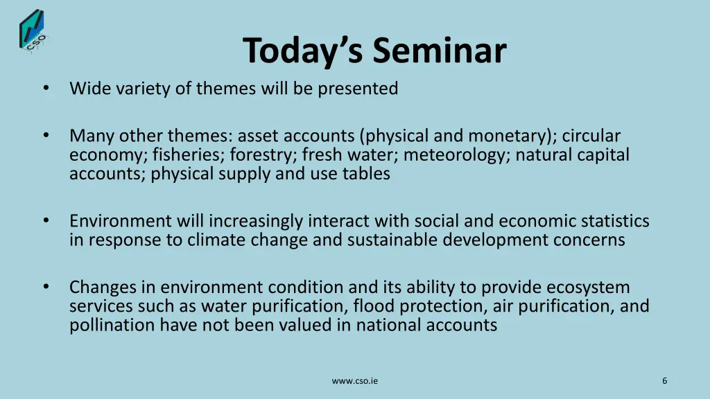 today s seminar