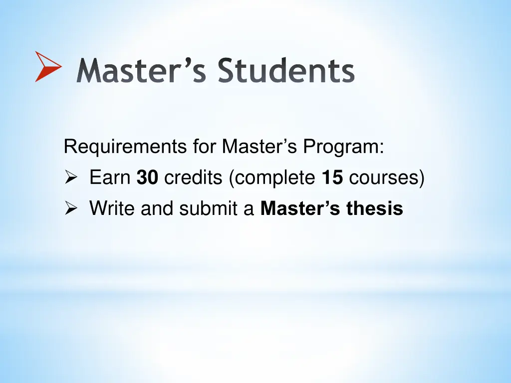 master s students