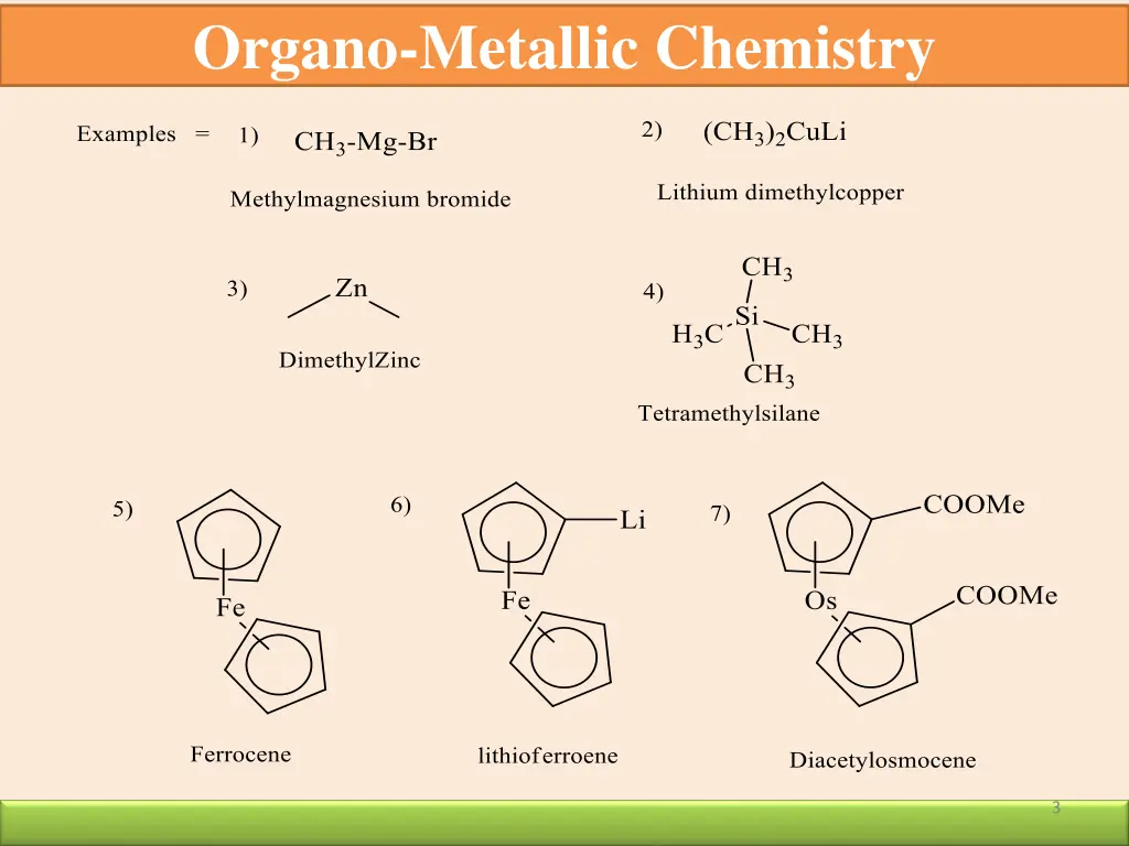 organo metallic chemistry 1