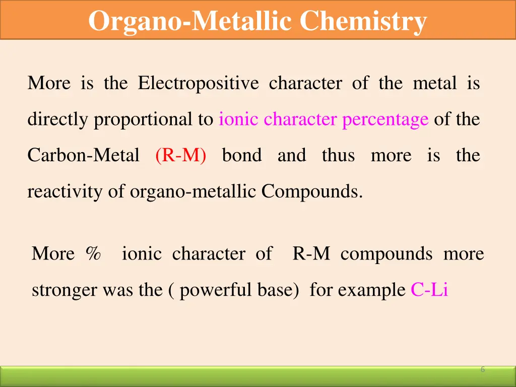 organo metallic chemistry 4