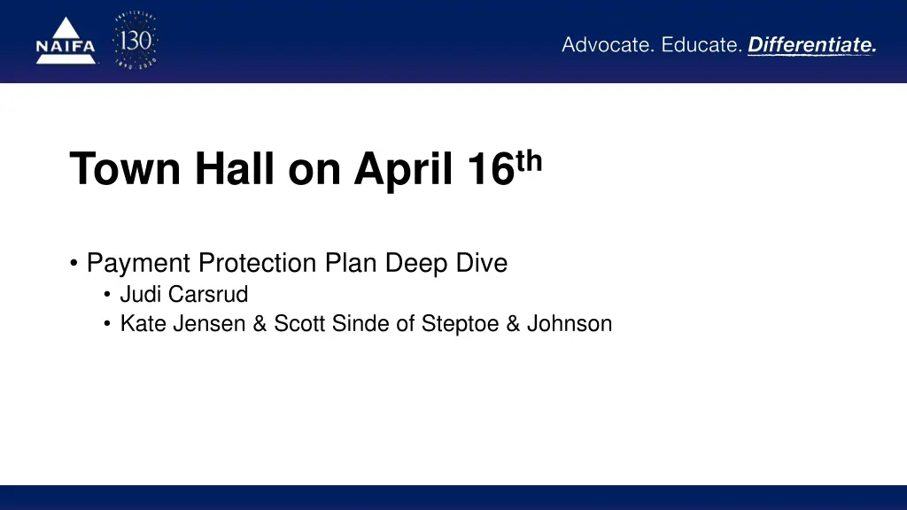town hall on april 16 th