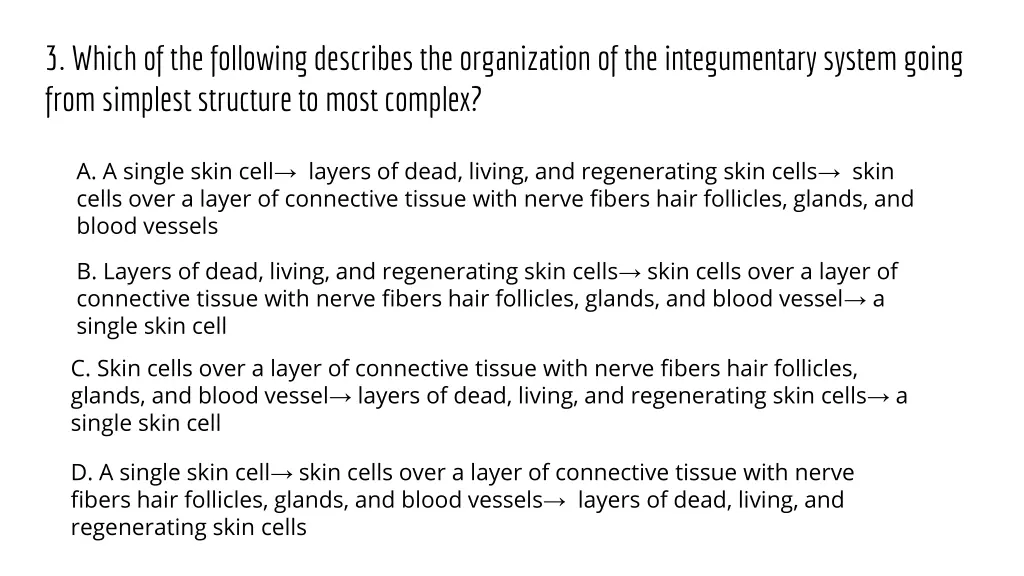 3 which of the following describes