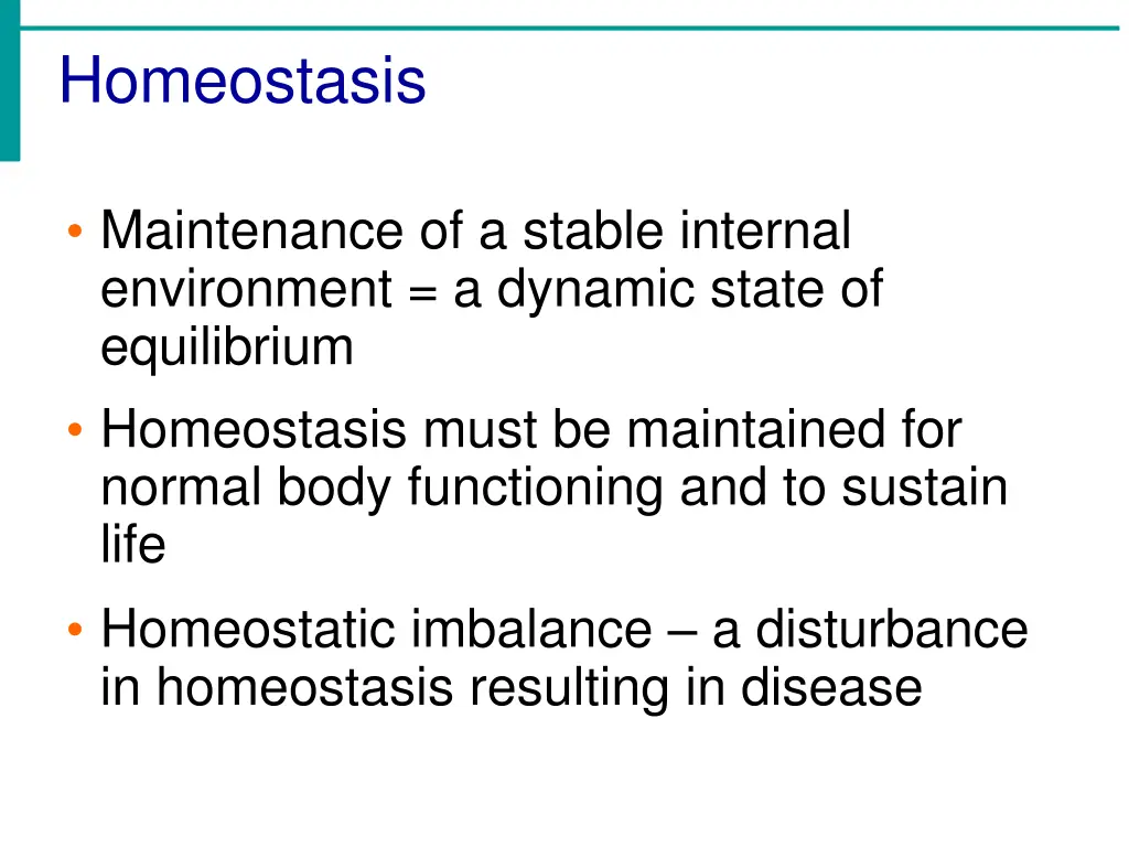 homeostasis