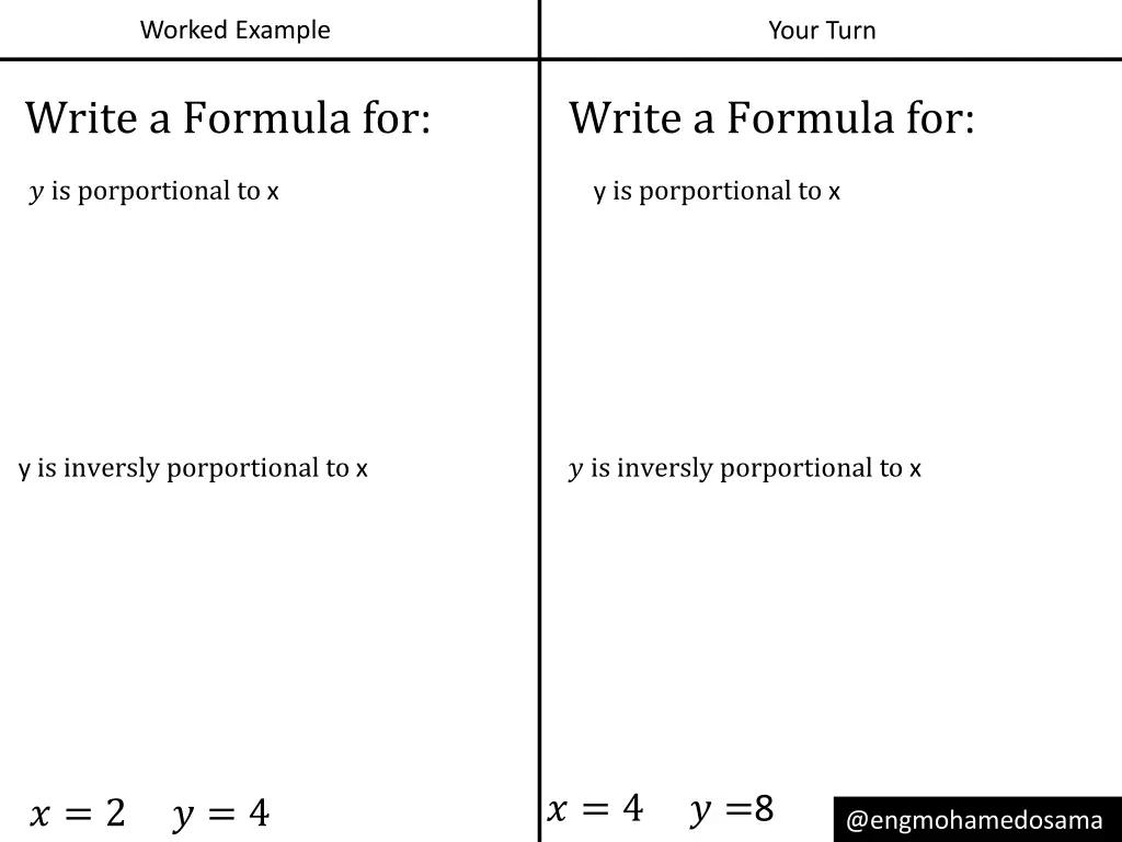 worked example