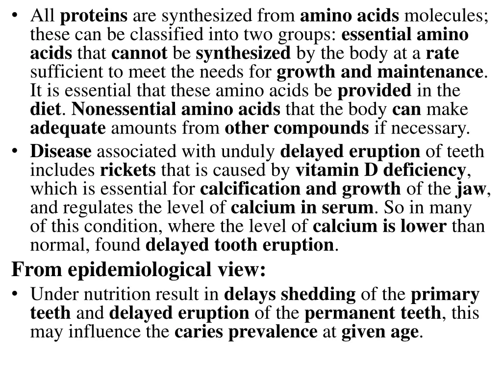 all proteins are synthesized from amino acids