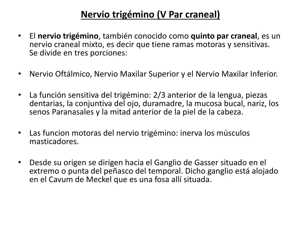 nervio trig mino v par craneal