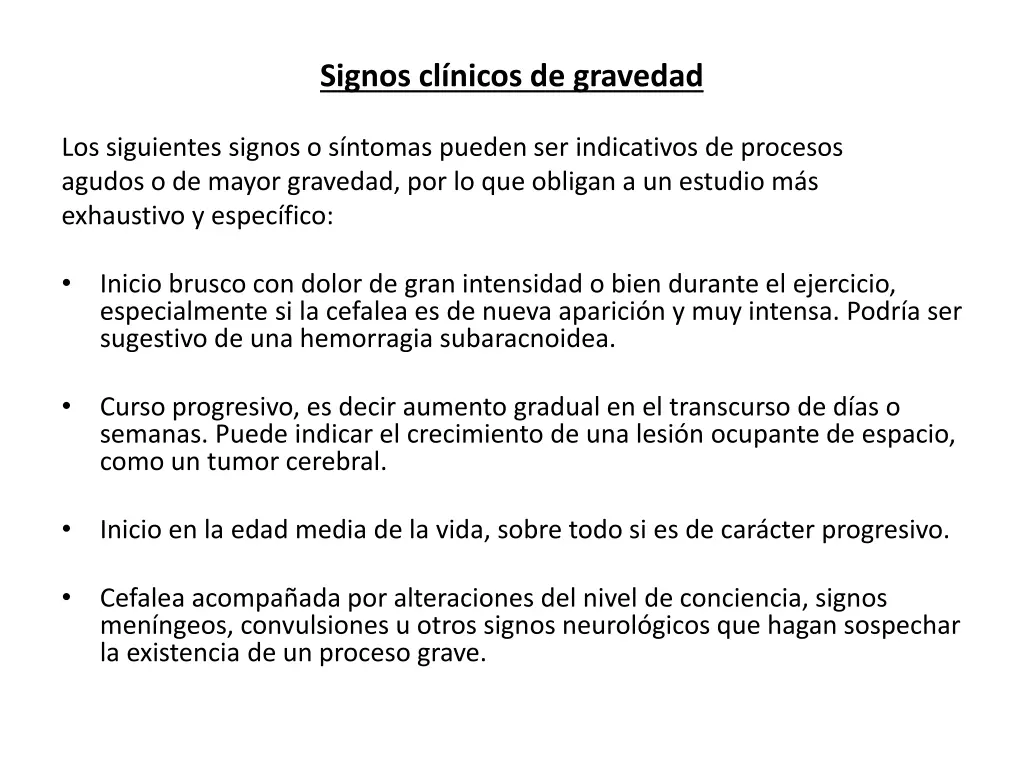signos cl nicos de gravedad