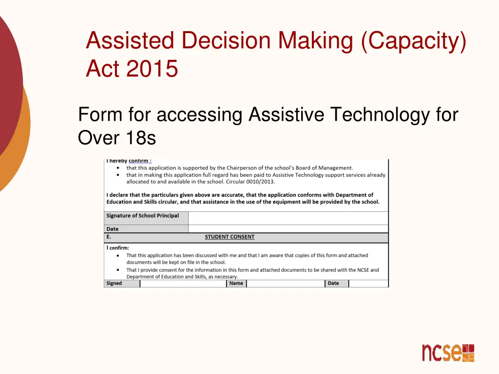 assisted decision making capacity act 2015 6