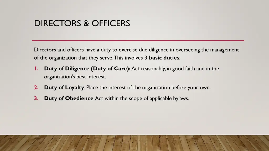directors officers 1