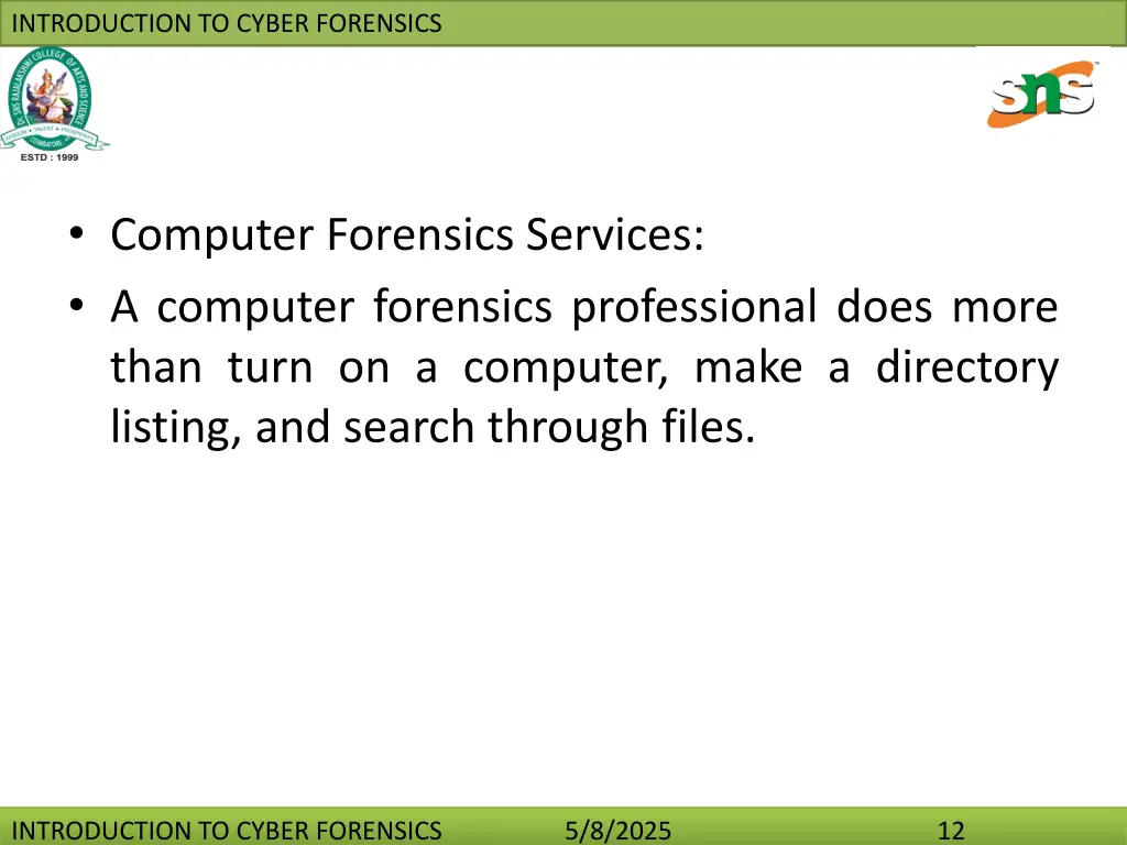 introduction to cyber forensics 11