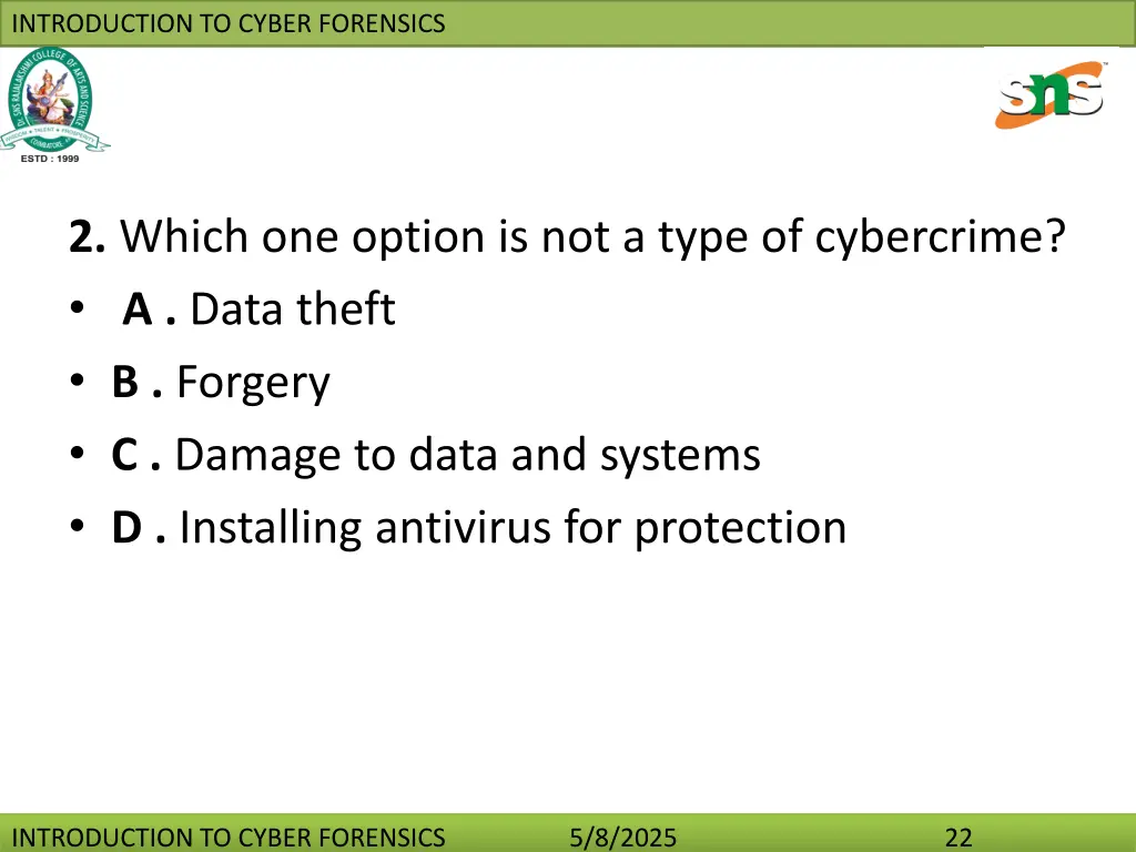 introduction to cyber forensics 21