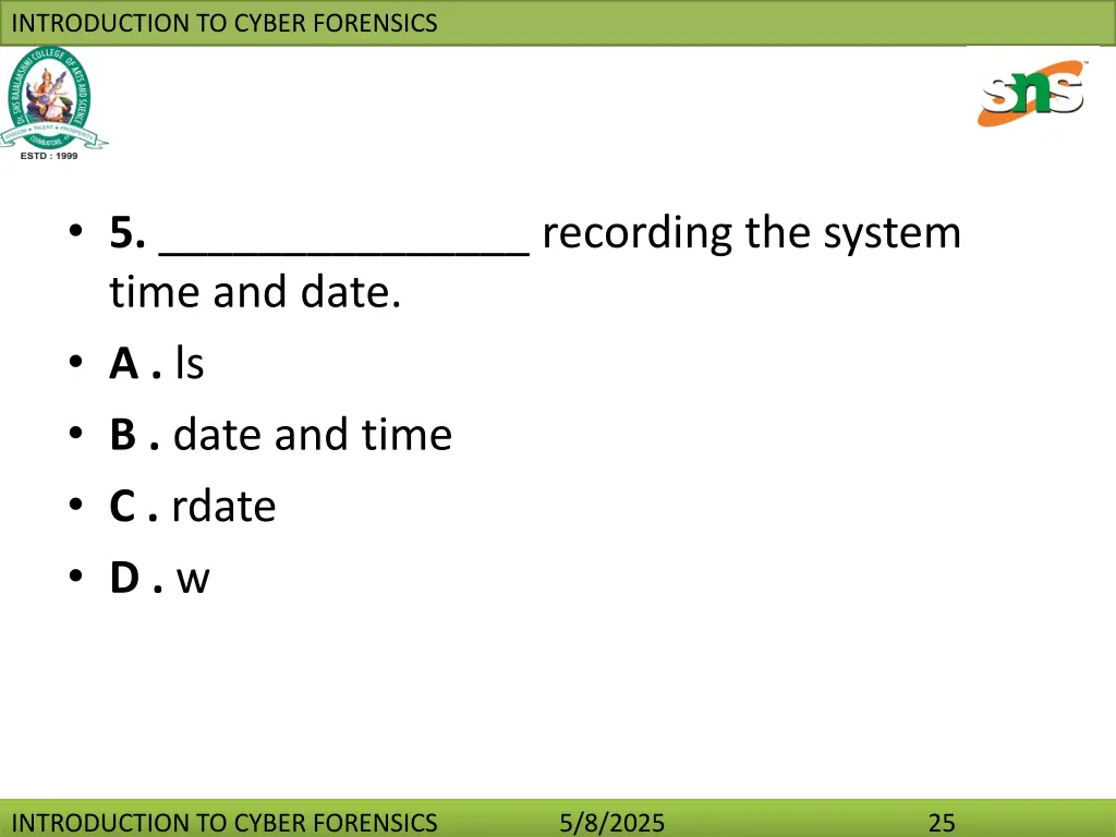 introduction to cyber forensics 24