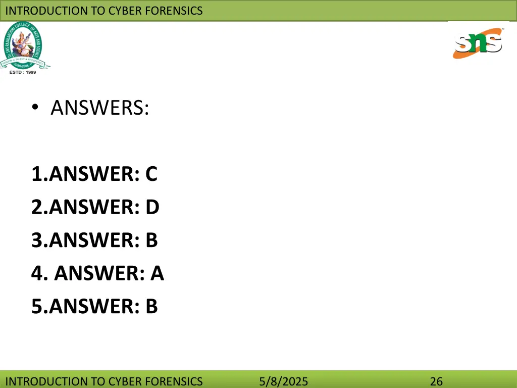 introduction to cyber forensics 25