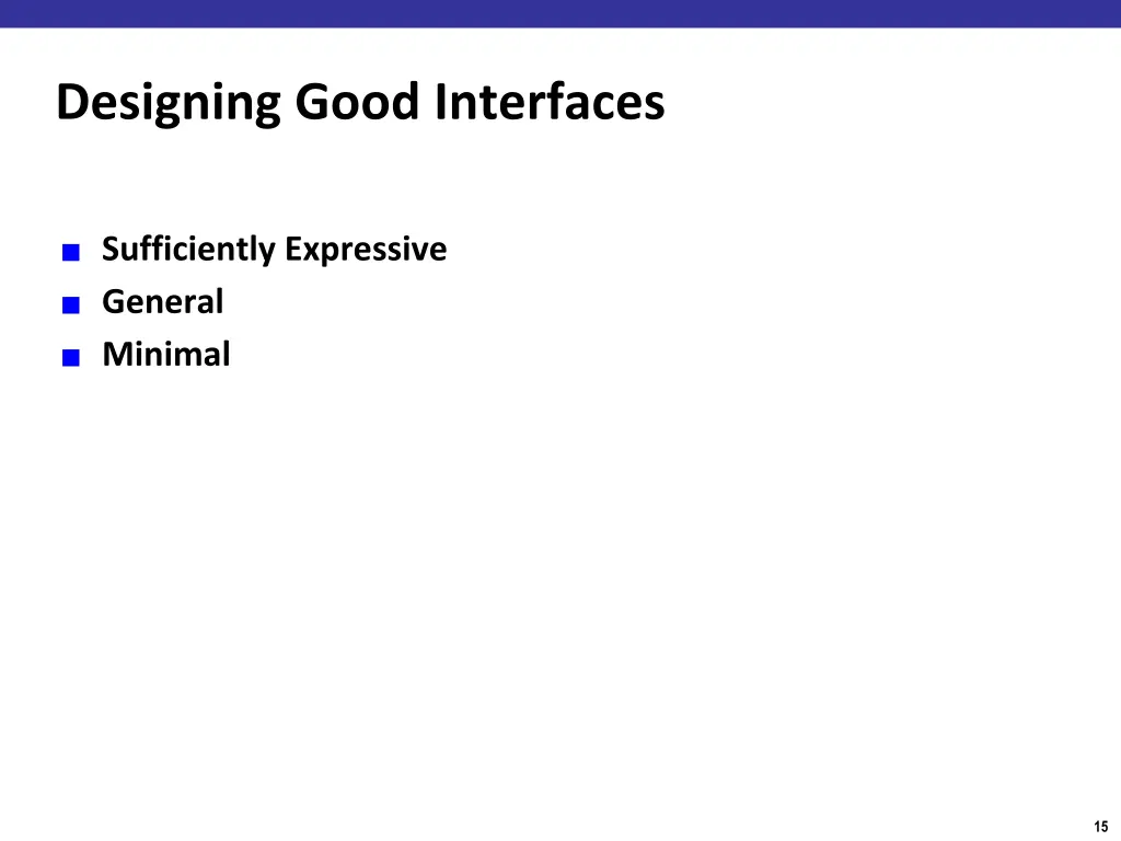 designing good interfaces