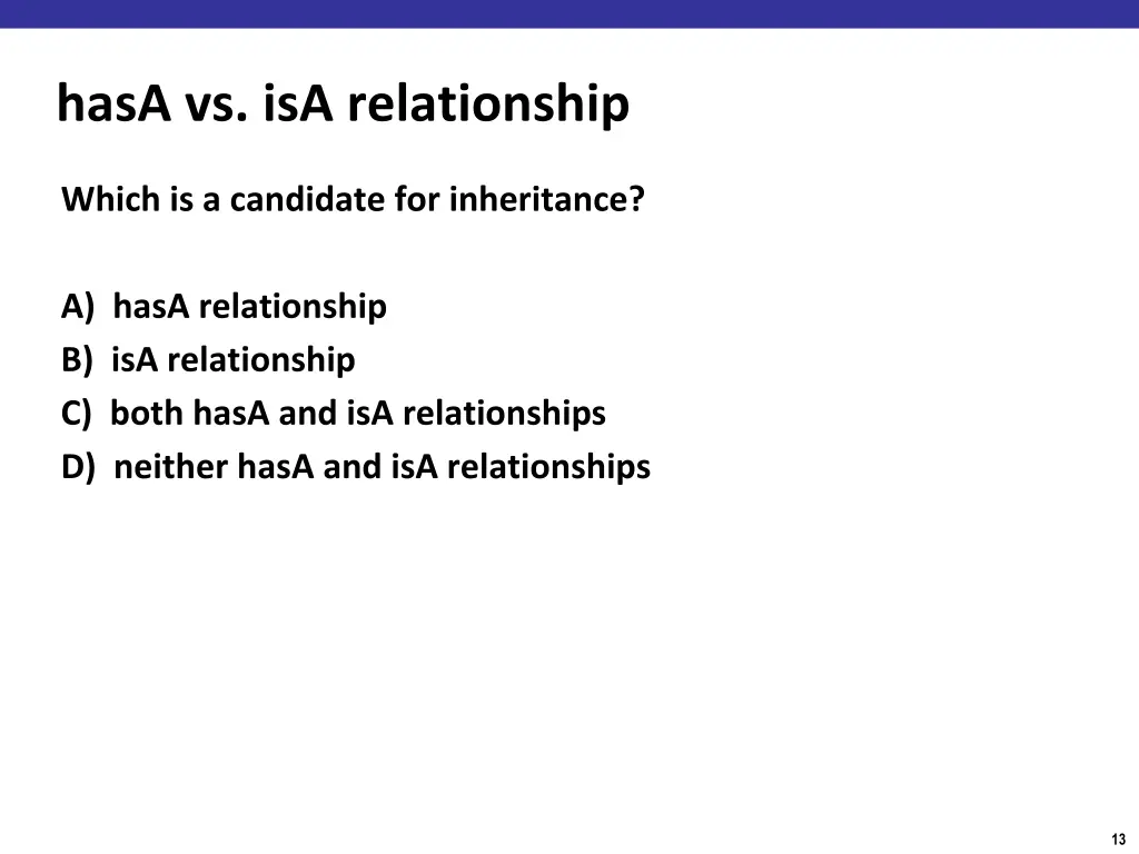 hasa vs isa relationship