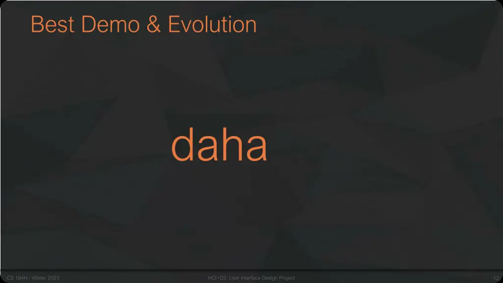 best demo evolution