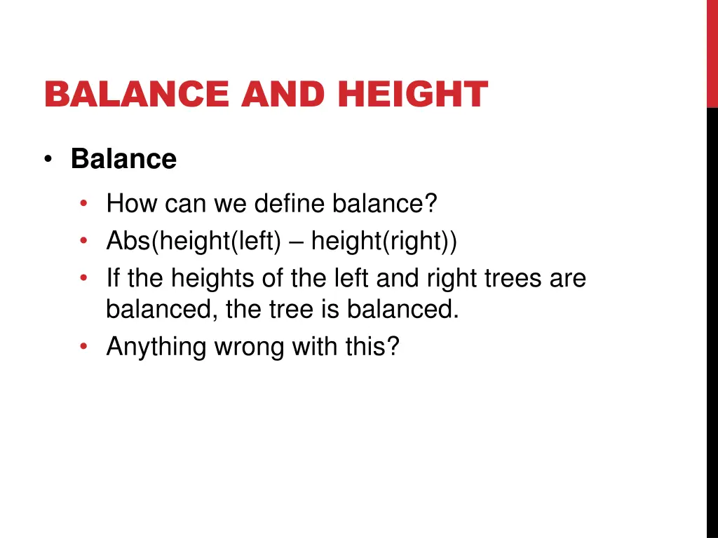 balance and height 3