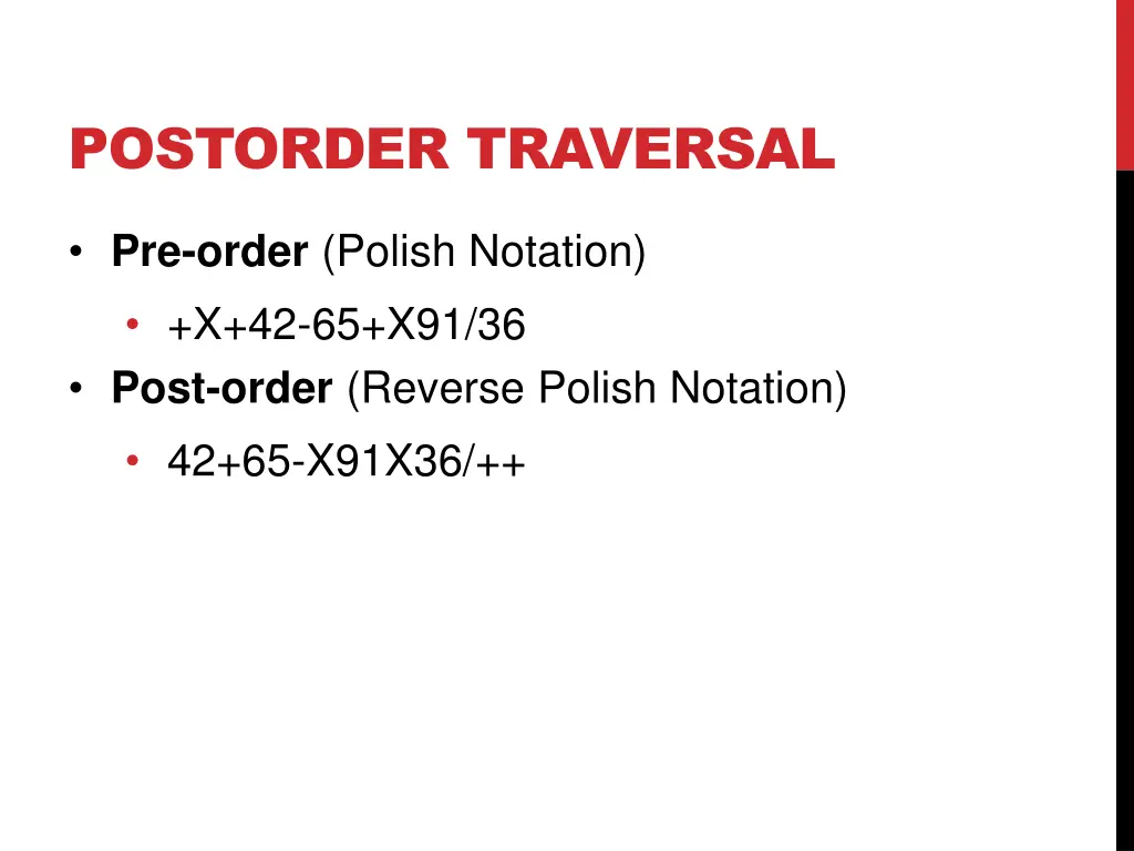 postorder traversal 2