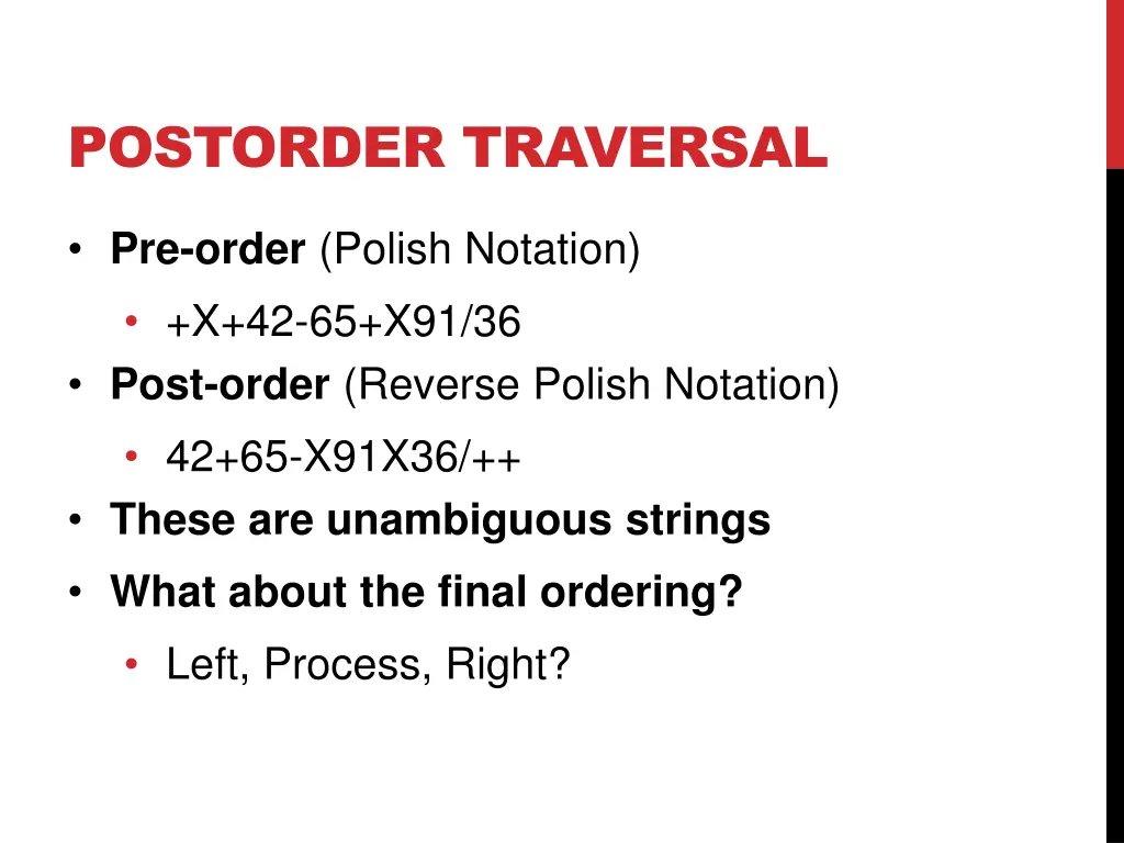 postorder traversal 4