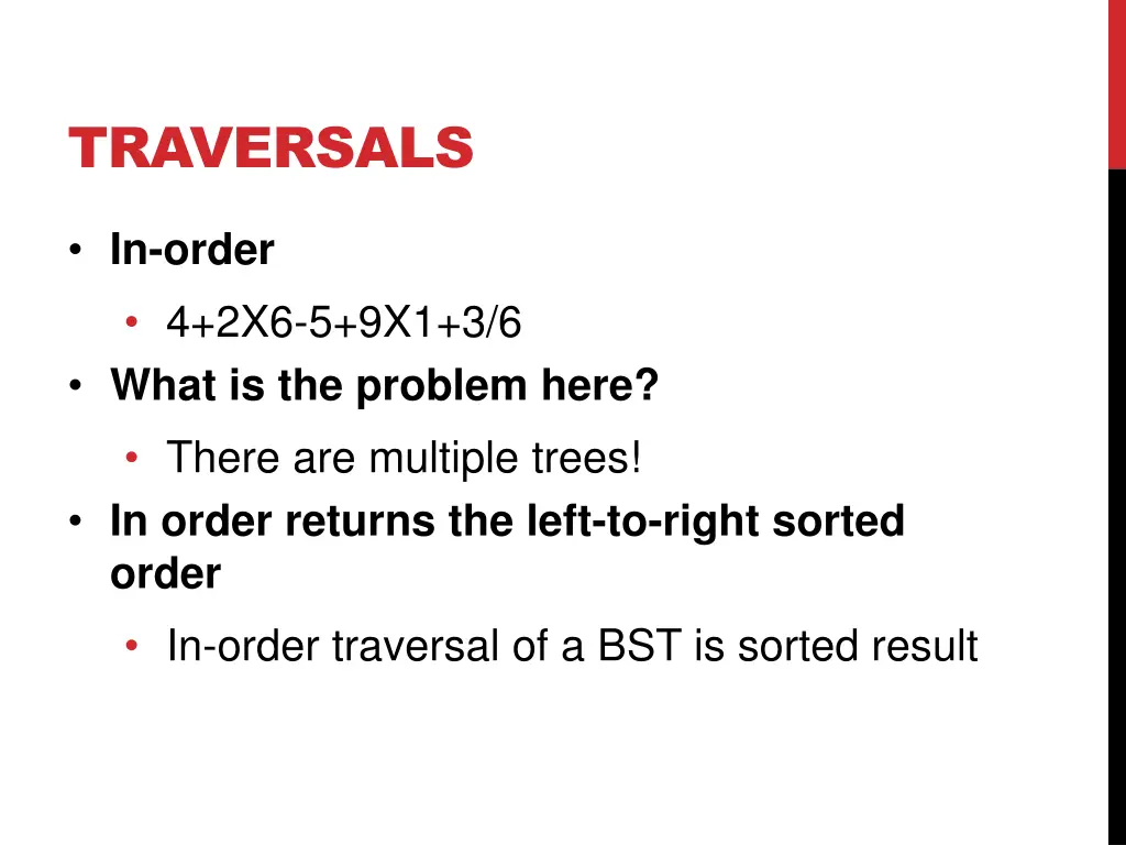 traversals