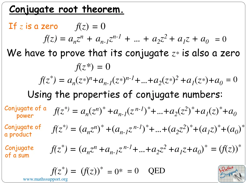 conjugate root theorem 2