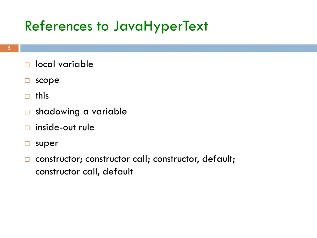references to javahypertext
