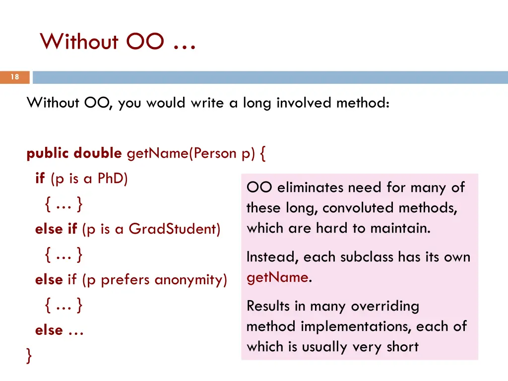 without oo
