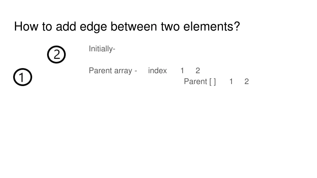 how to add edge between two elements