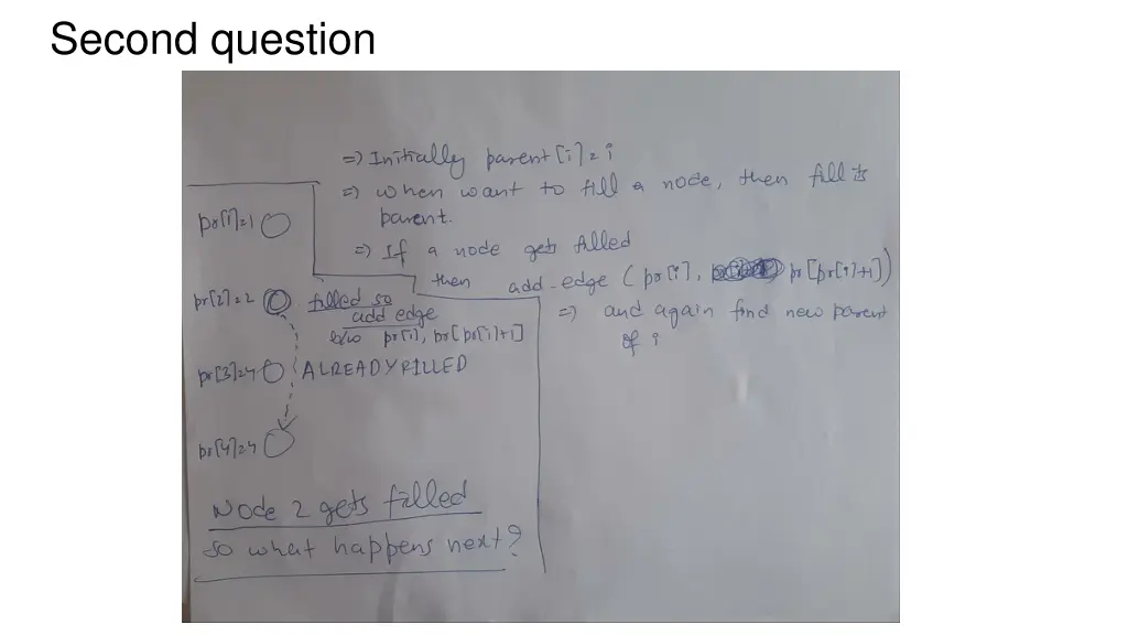 second question