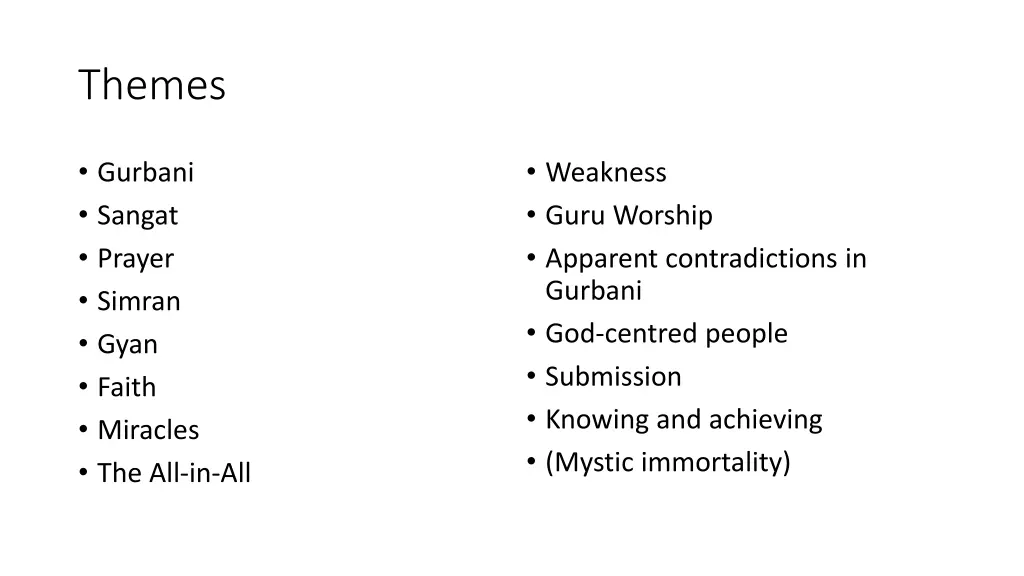 themes