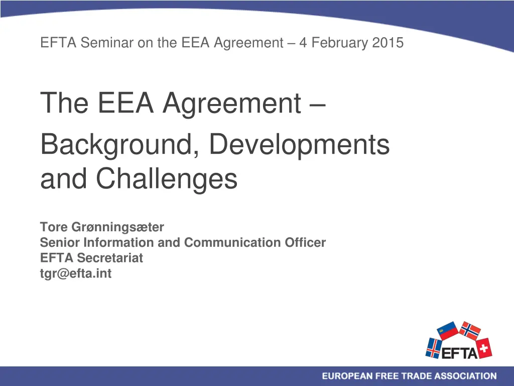 efta seminar on the eea agreement 4 february 2015