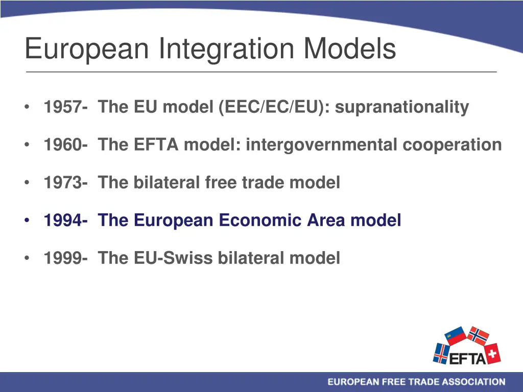 european integration models