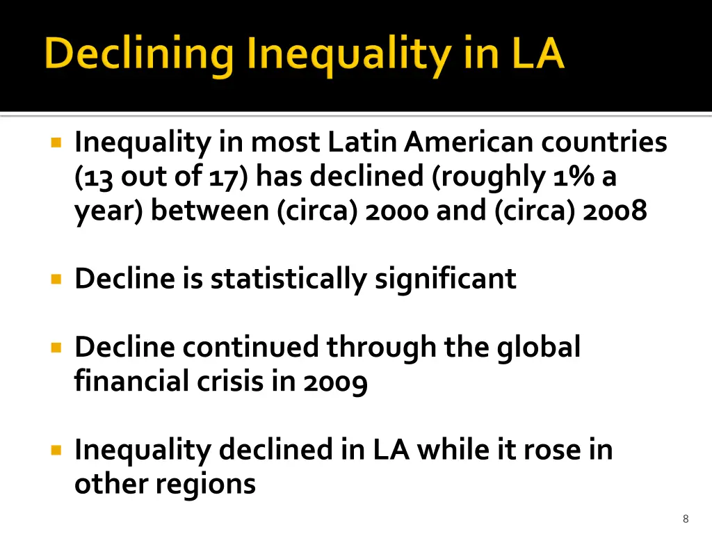 inequality in most latin american countries