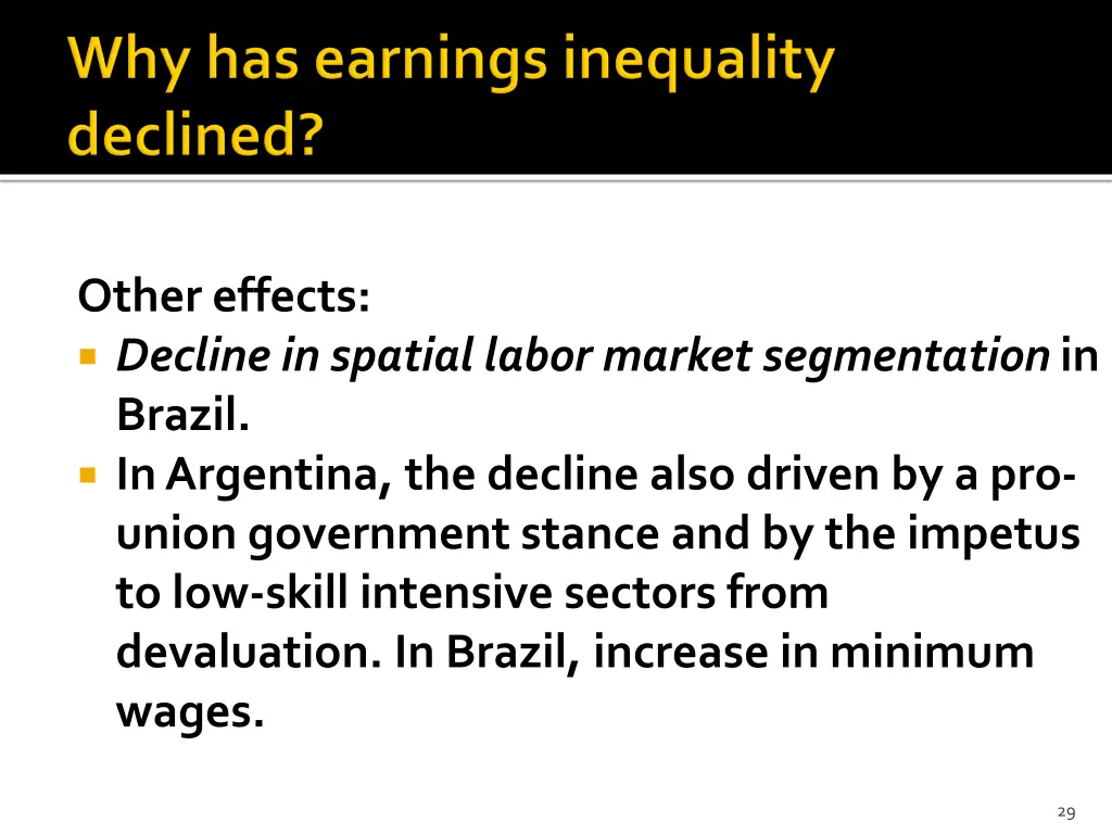 other effects decline in spatial labor market