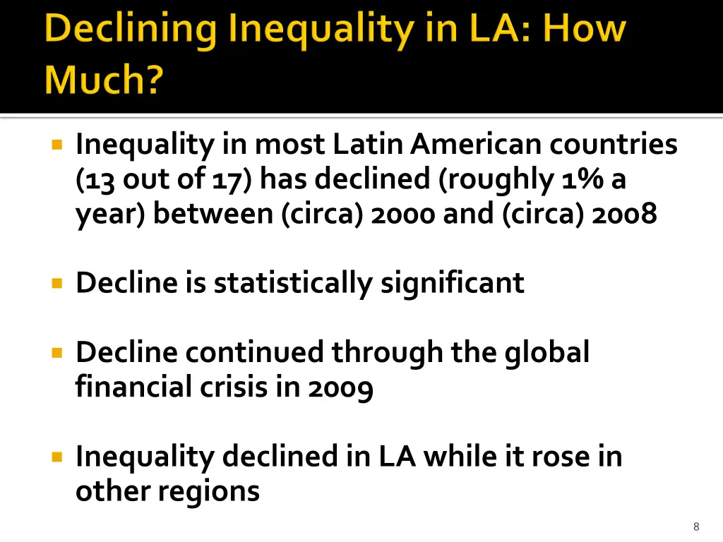 inequality in most latin american countries