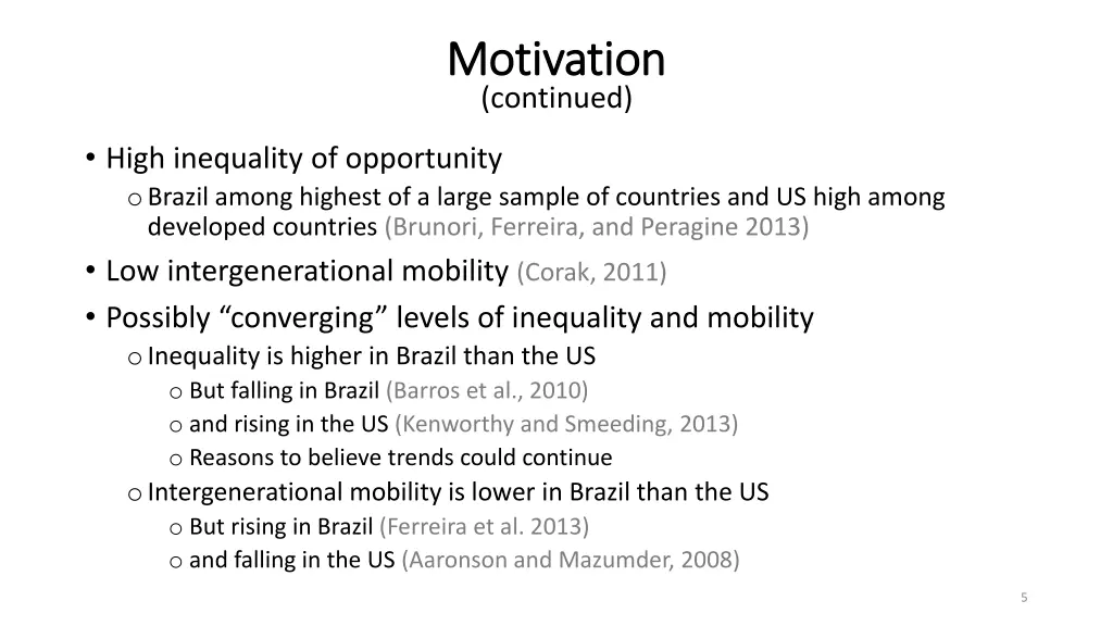 motivation motivation continued