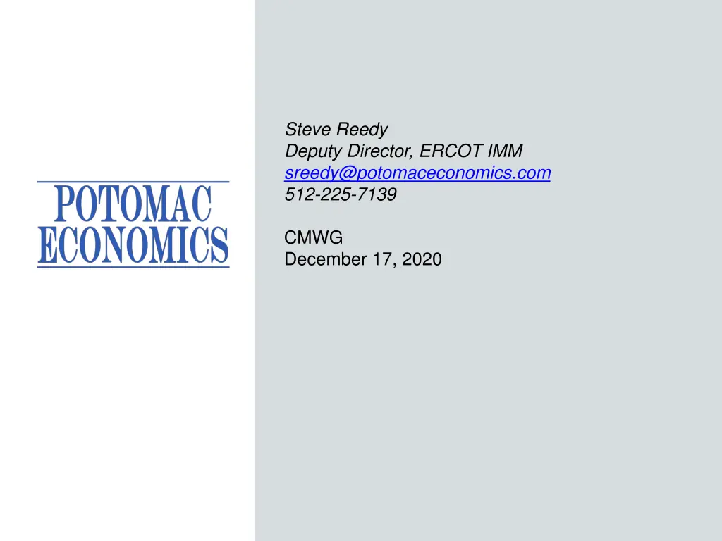 steve reedy deputy director ercot